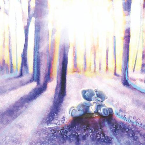 Tatty Teddy in Wood Landscape Me to You Bear Card £1.49